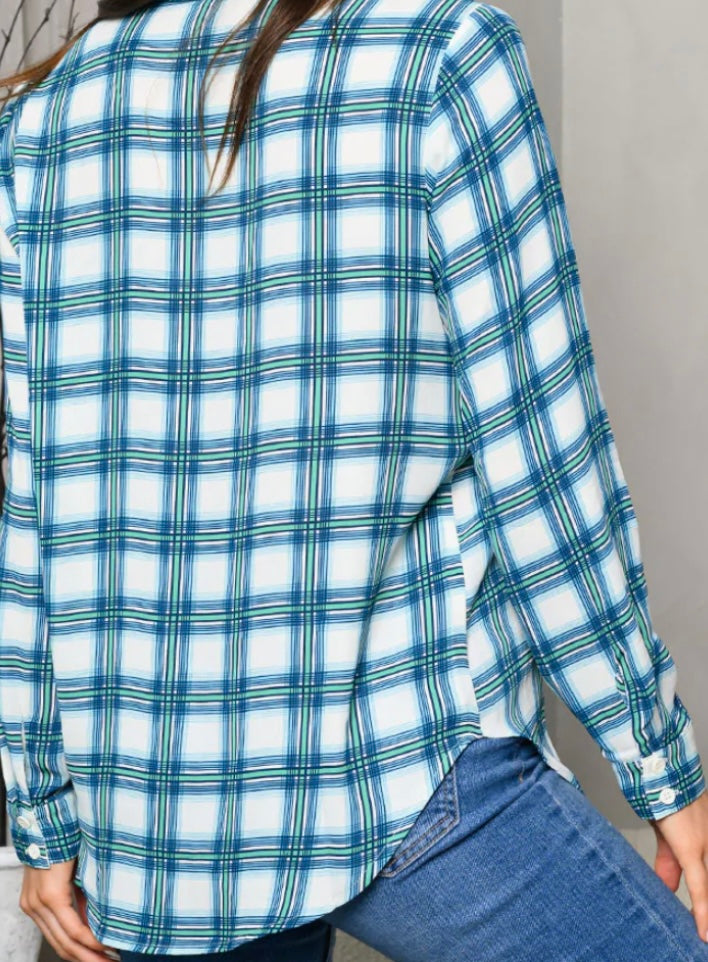 Plaid Blouse